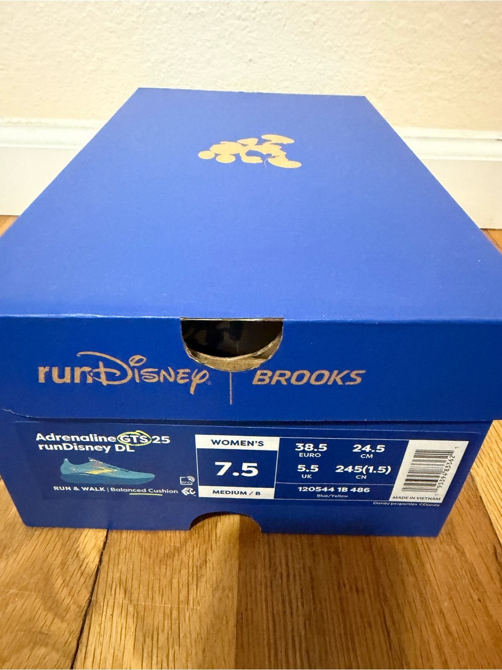 Brooks Adrenaline GTS 25 Disney Blue Running Shoes - Picture 8 of 8